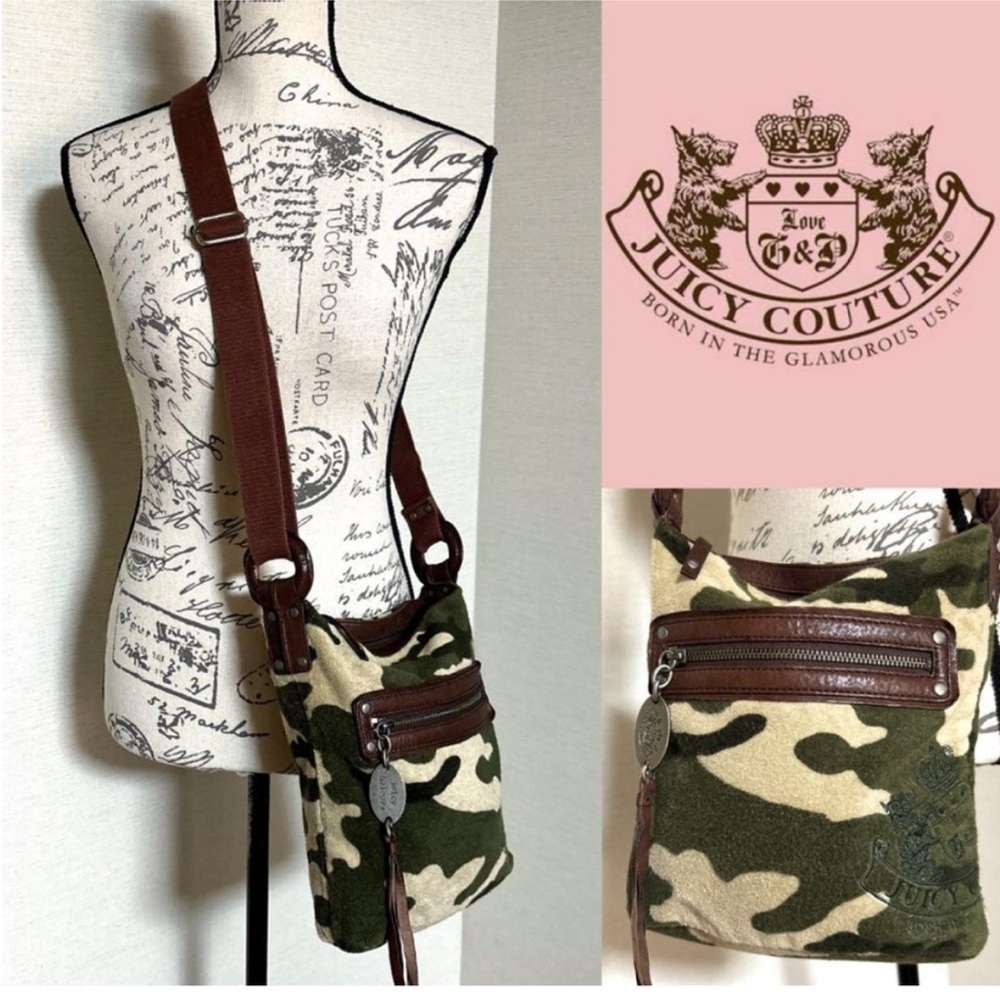juicy couture camo crossbody